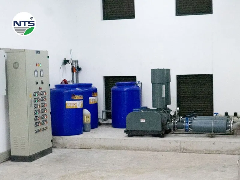 Bể lọc áp lực trong hệ thống xử lý nước thải