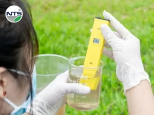 Hình ảnh điều chỉnh độ pH trong nước thải