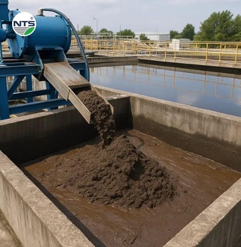 NTS tư vấn giải pháp xử lý bùn thải công nghiệp
