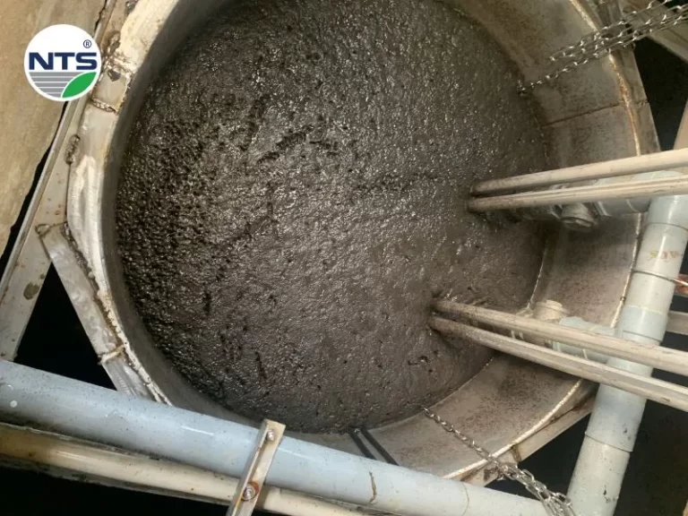 Hệ thống xử lý nước thải bị chết vi sinh gây tình trạng bùn nổi