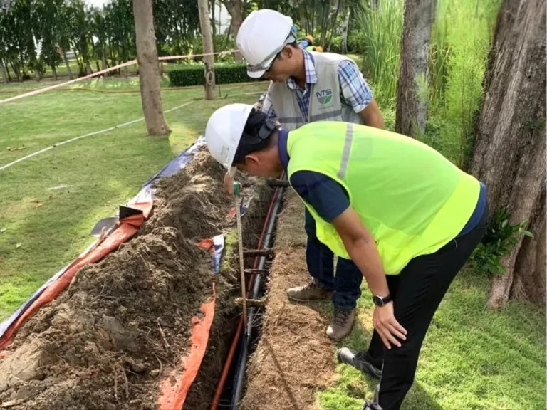 Hình ảnh nhân công nts đang thi công dự án