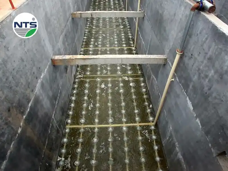 Hình ảnh bể xử lý nước thải cần đo chỉ số mlss trong nước thải