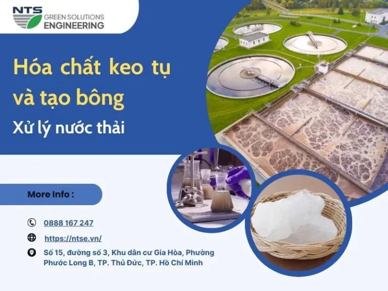 hóa chất keo tụ và tạo bông