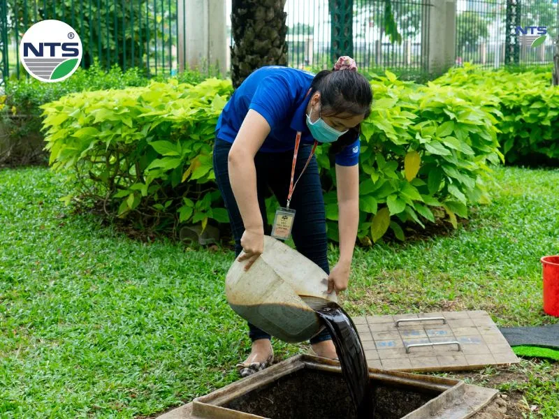 Chế hóa phẩm cân bằng chỉ số xử lý nước thải tại FPT