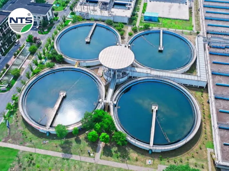 Image of NTS wastewater treatment equipment applied in complete wastewater treatment system