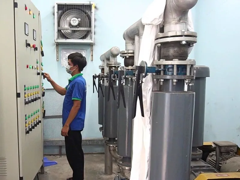 Vận hành hệ thống xử lý nước thải